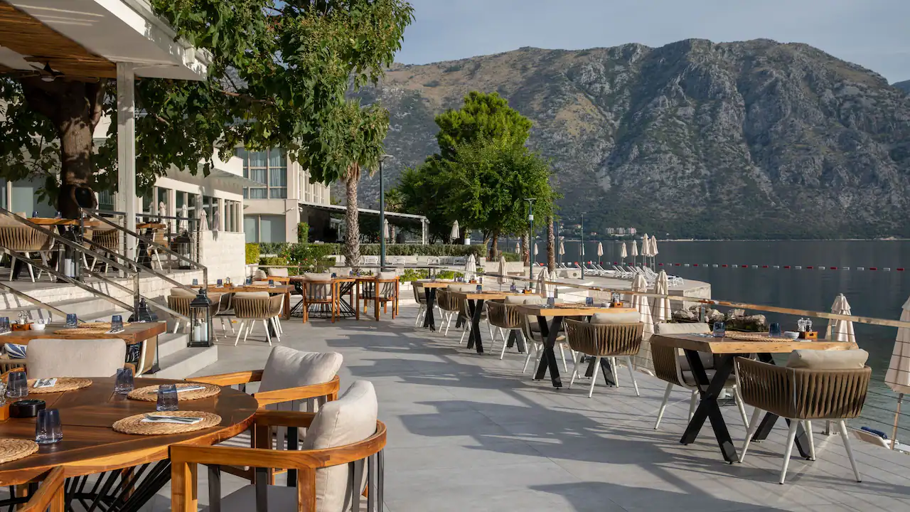 Ole Beach Restaurant Hyatt Regency Kotor Bay Resort.