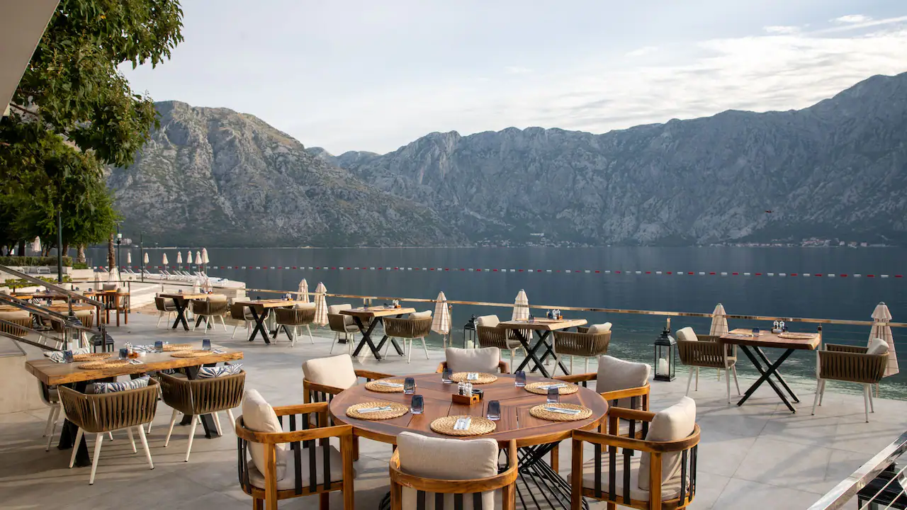 Ole Beach Restaurant Hyatt Regency Kotor Bay Resort.