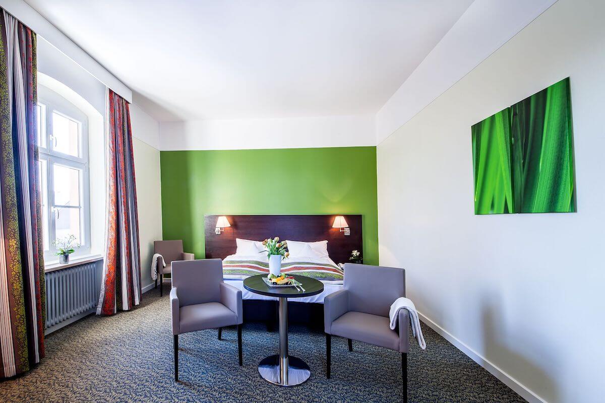 Kamer in het Parkschlösschen van Relexa Hotel Bad Steben.