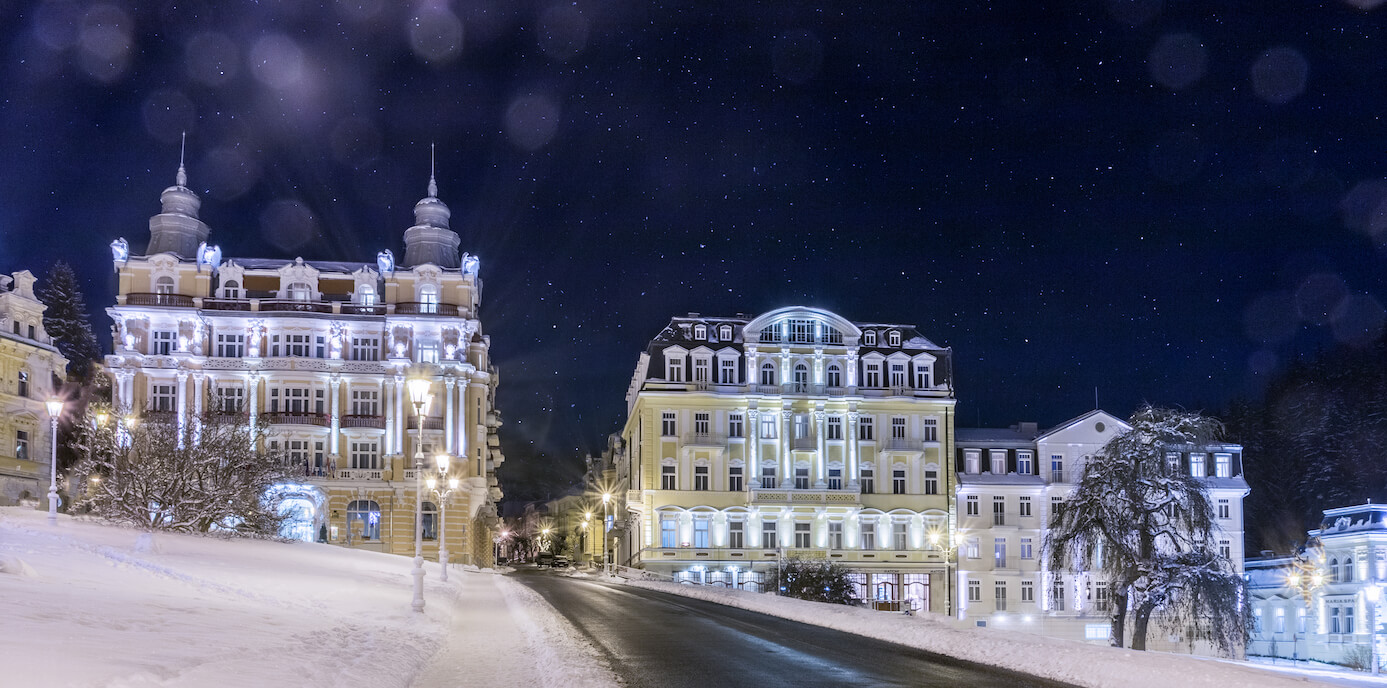 Hvezda Health Spa Resort in de winter