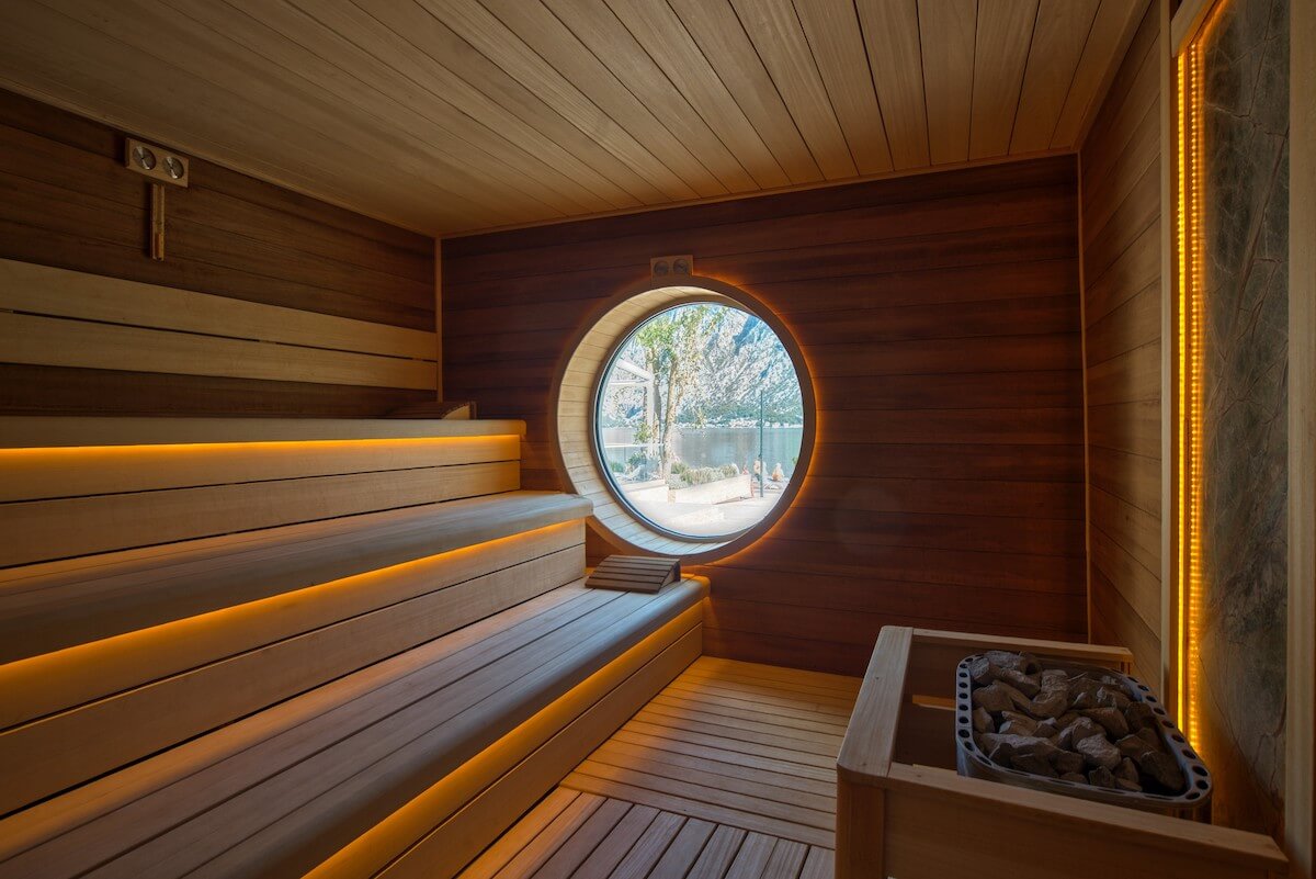 Finse sauna Blue Kotor Bay Spa Resort
