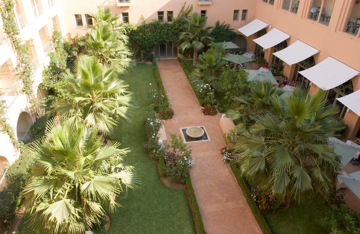 Binnentuin Alhambra Thalasso Spa Resort