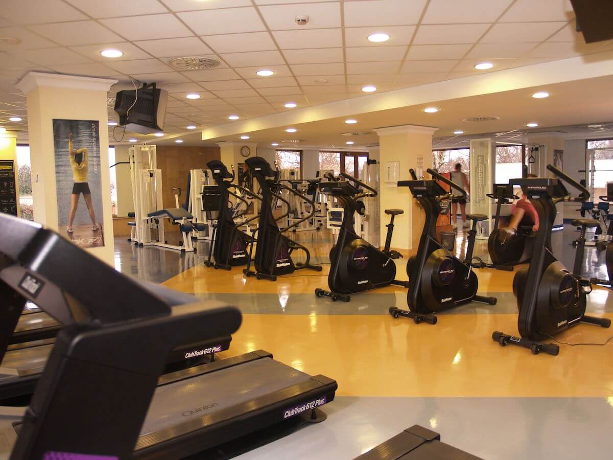 Fitness studio in kuuroord Margitsziget Health Spa Resort in Boedapest.