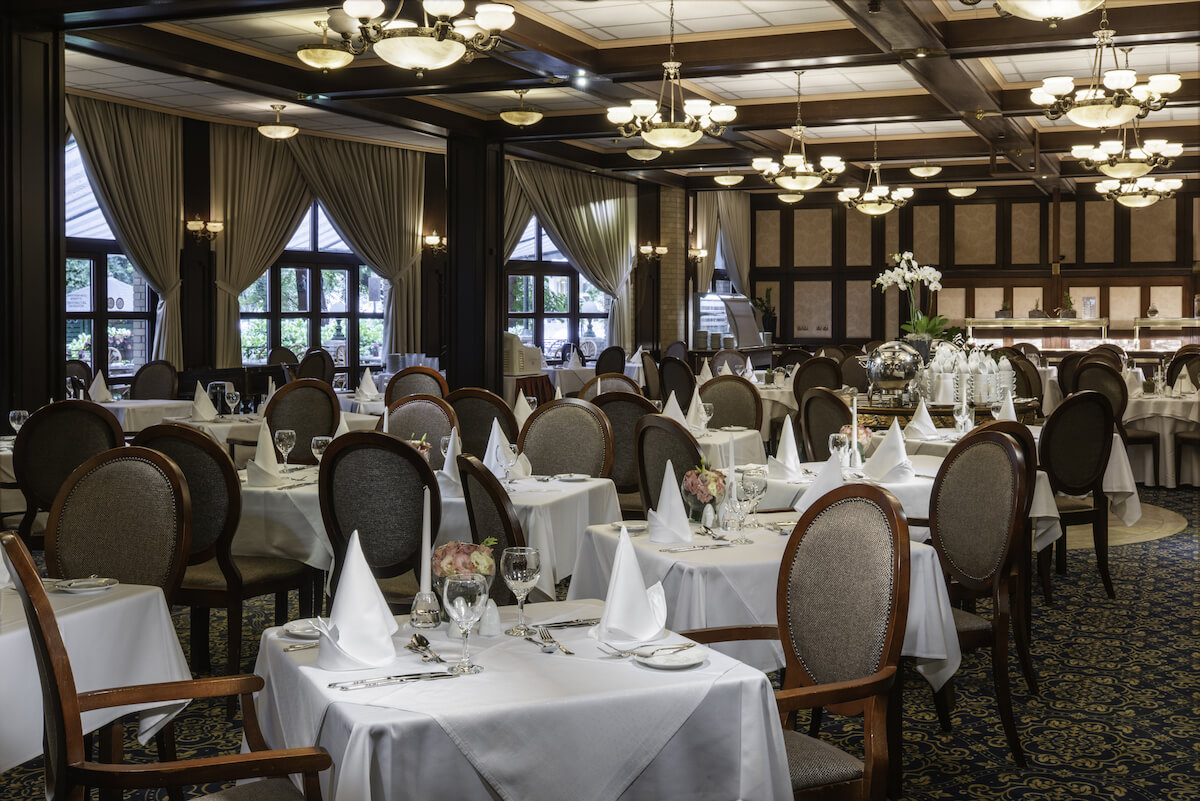 Szécheny buffetrestaurant Margitsziget Health Spa Resort in Boedapest.