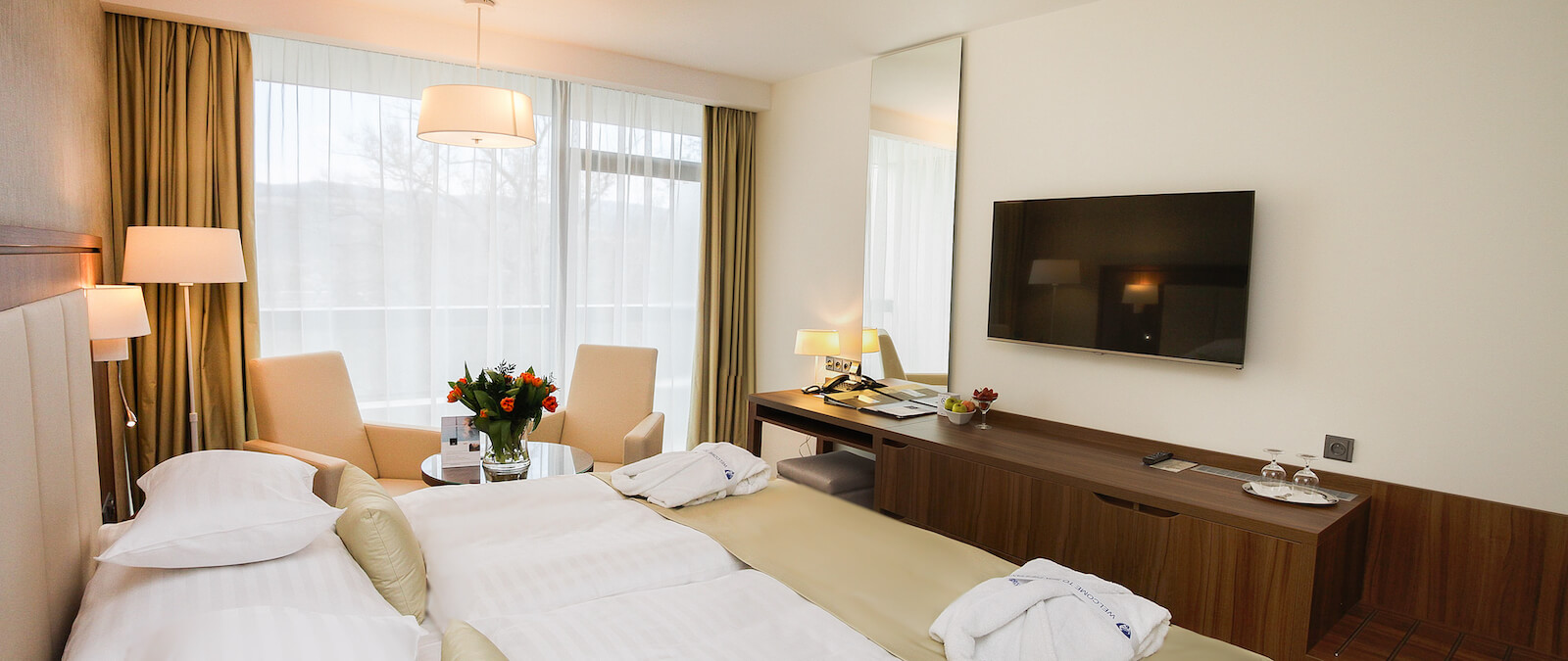 Premium kamer Esplanade Health Spa Resort in het Slowaakse kuuroord Piestany