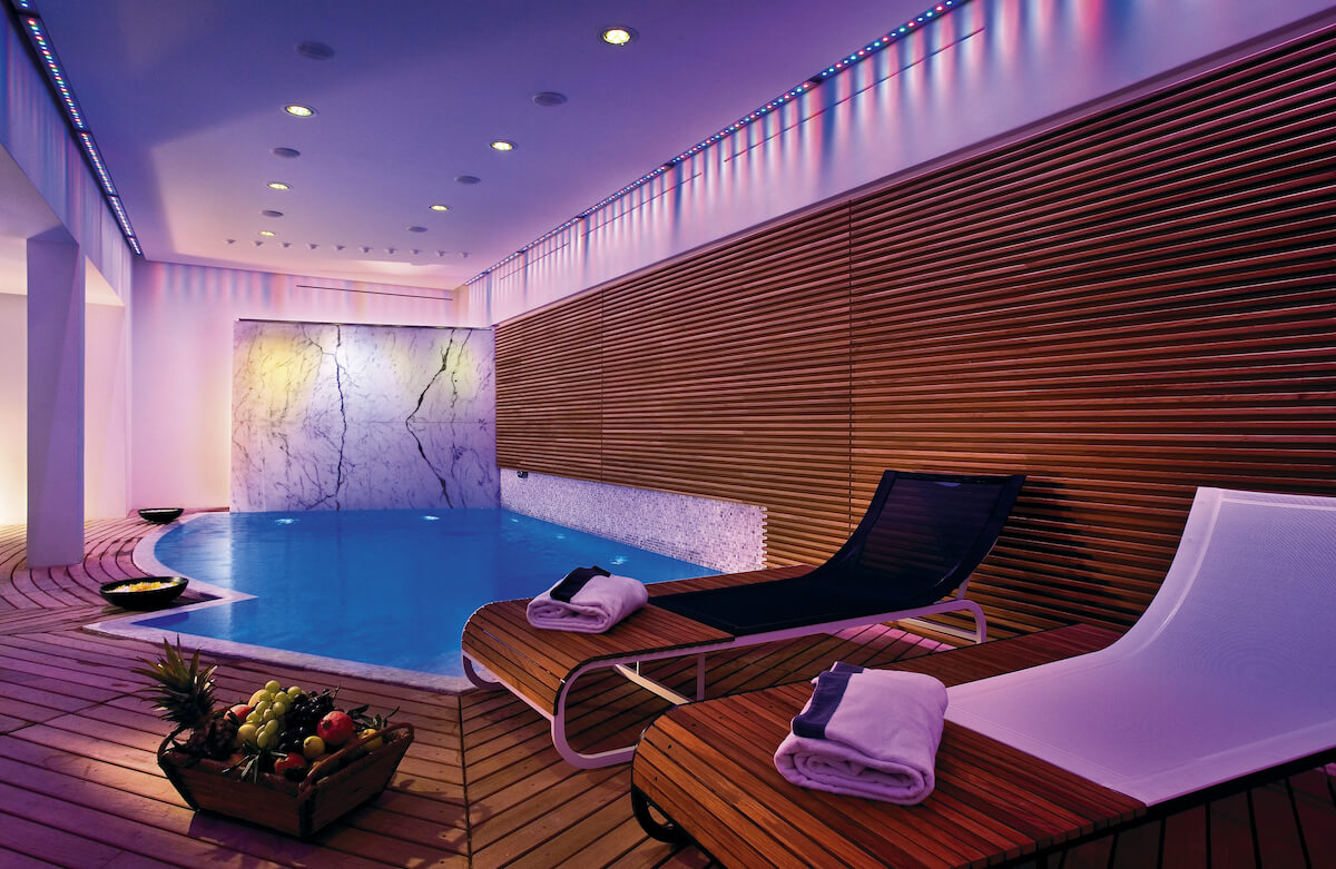 thermaal relaxbad in Regina Isabella Spa Resort
