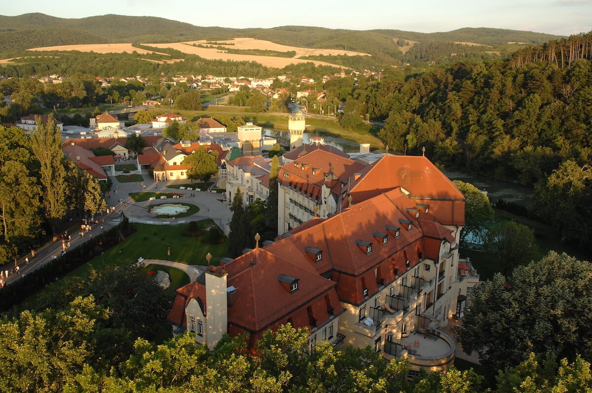 Thermia Palace Health Spa Resort in het Slowaakse kuuroord Piestany.