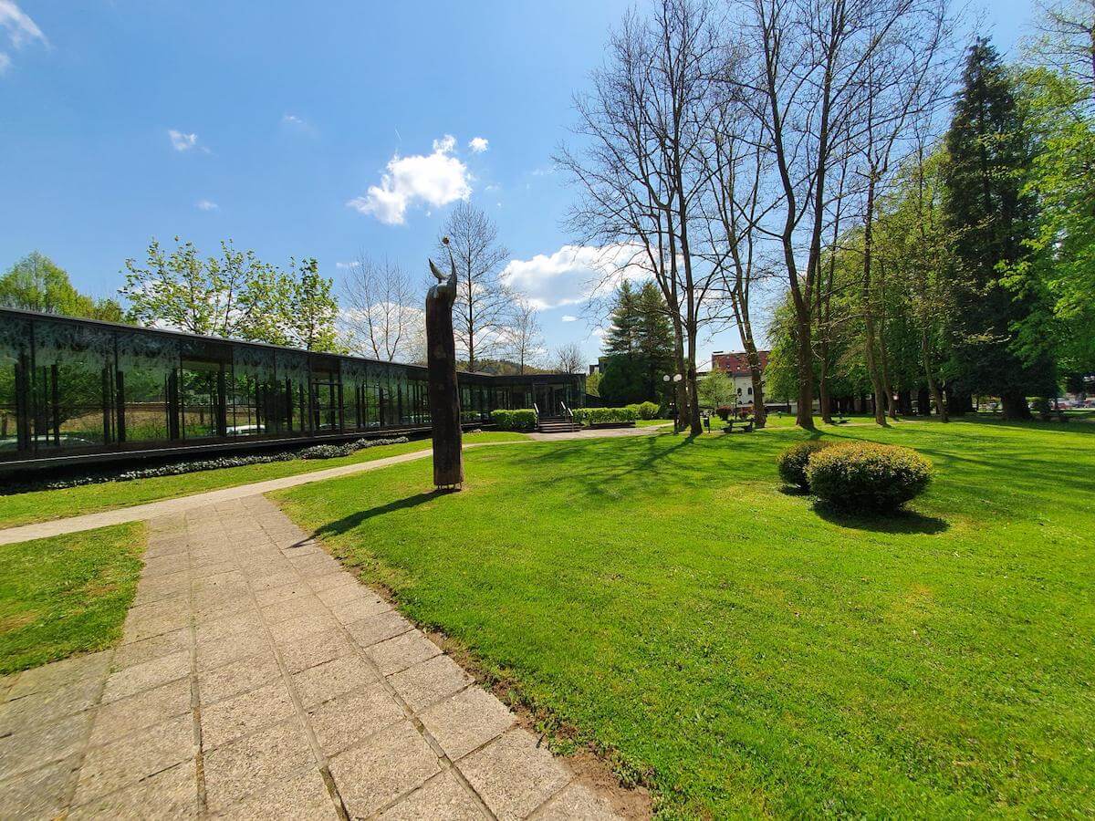 Kuurpark van Terme Dolenjske Toplice in Slovenië.