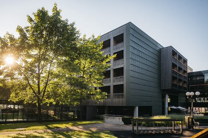 Design spahotel Baleen in het Sloveense kuuroord Terme Dolenjske Toplice.