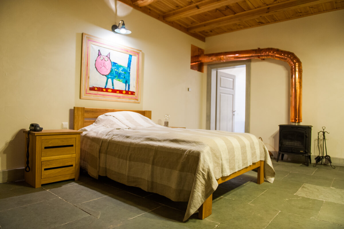 Kamer in Paliesius Clinic in Litouwen.