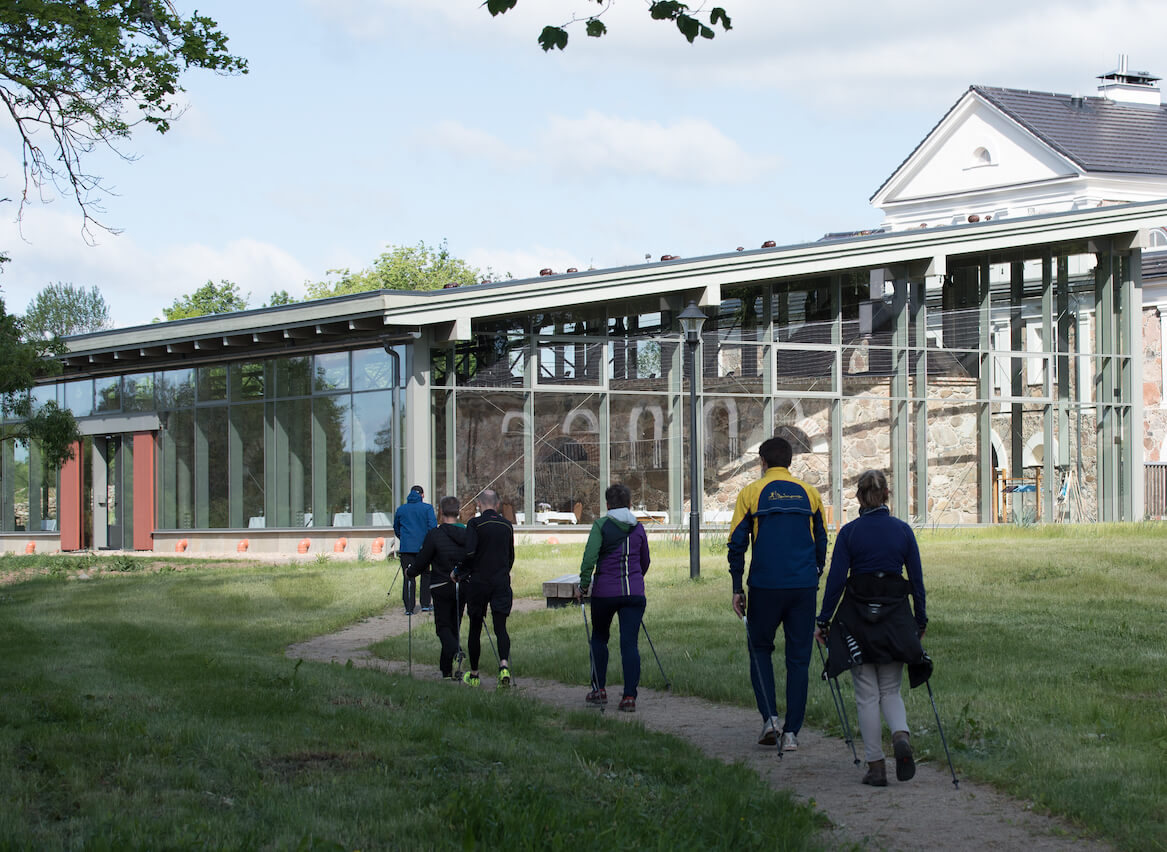 Nordic walking Paliesius Clinic Litouwen.
