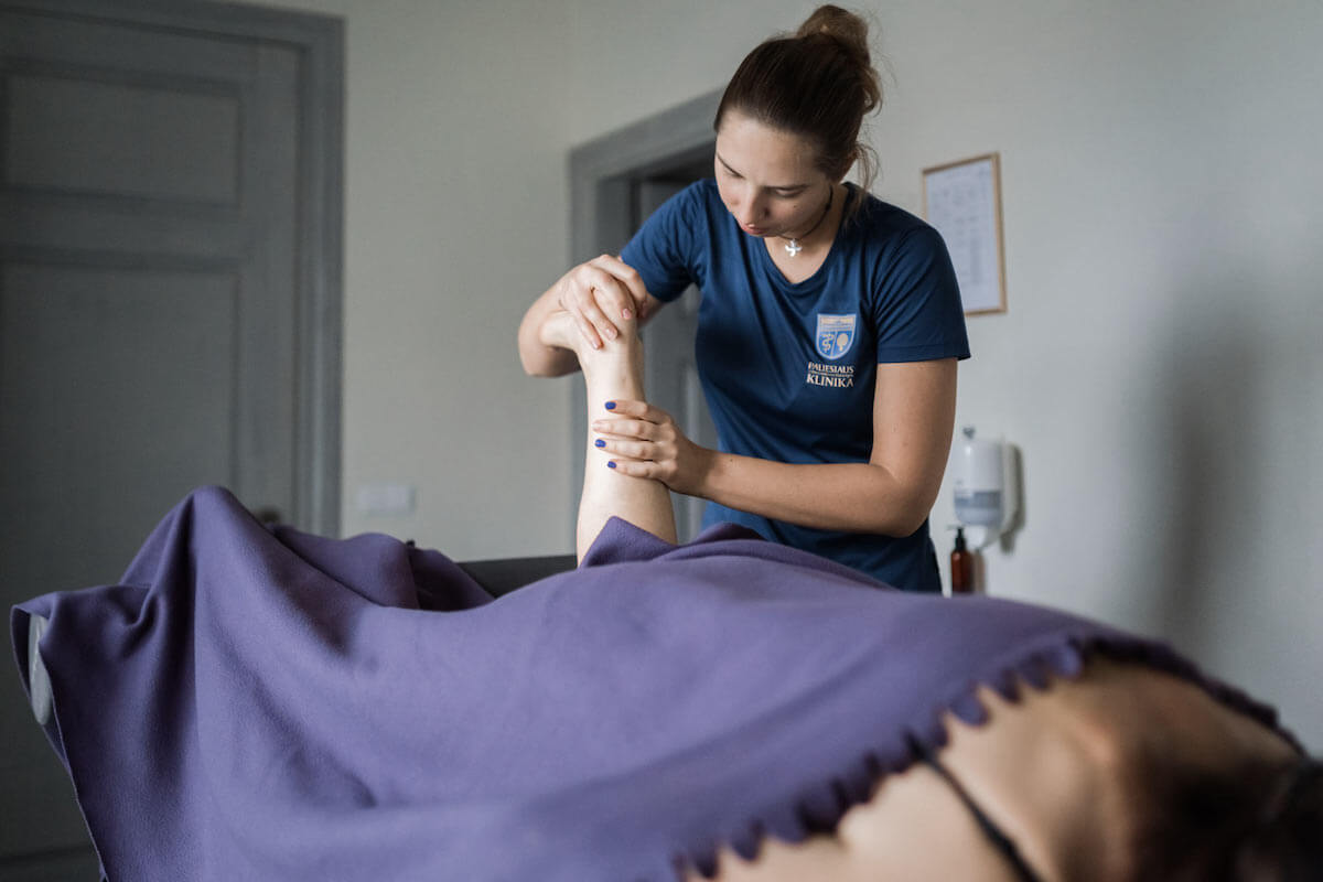 Massage in Paliesius Clinic Litouwen.