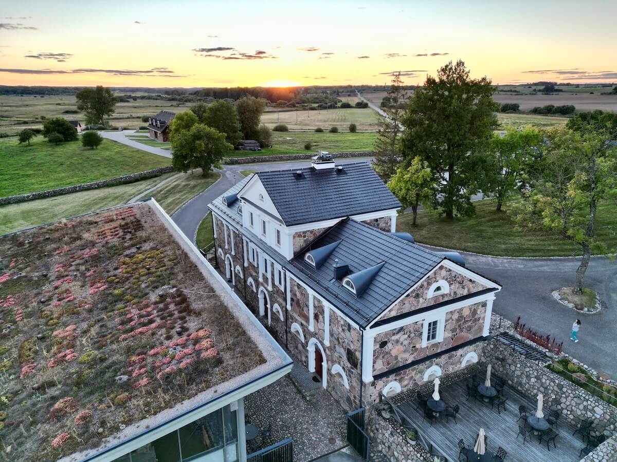 Gezondheidsretraite op het Paliesius landgoed (Paliesius Manor) in Litouwen.