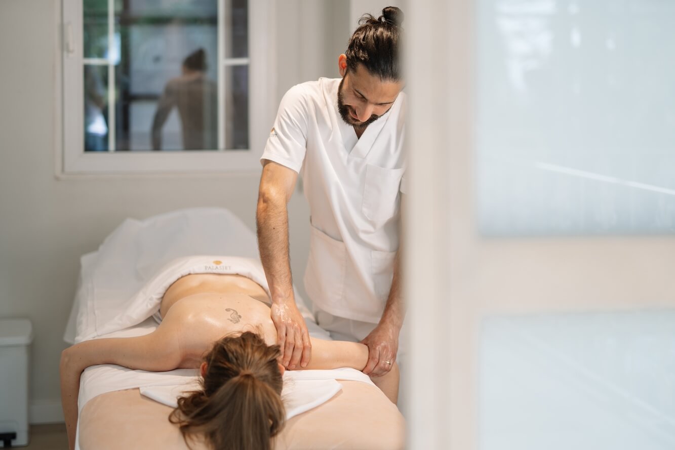 Massage in Palasiet Thalasso Clinic in het Spaanse Benicassim.